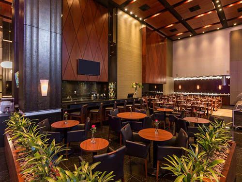 Mesas do Radisson Hotel Curitiba