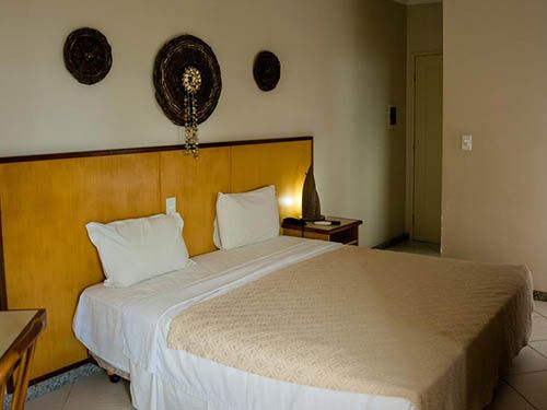 Cama do Via Mar Praia Hotel