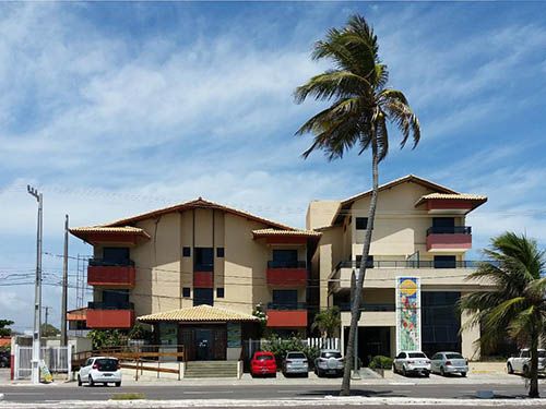 Fachada do Via Mar Praia Hotel