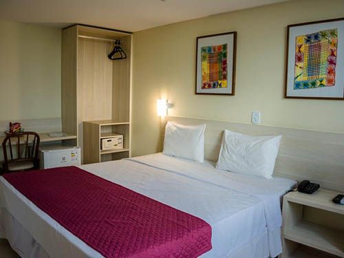 Quarto do Via Mar Praia Hotel