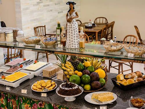 Refeição no Vai Mar Praia Hotel