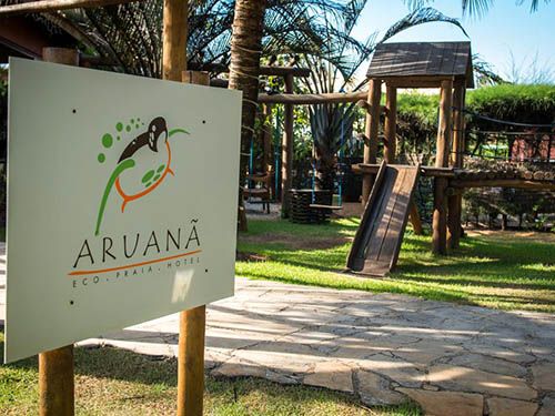 Entrada do Aruanã Eco Praia Hotel