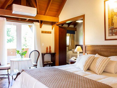 Cama do Hotel Canto Verde