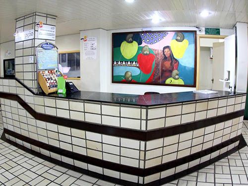 recepção do Nascimento Praia Hotel