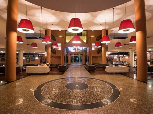 Recepção do Vila Galé Eco Resort do Cabo