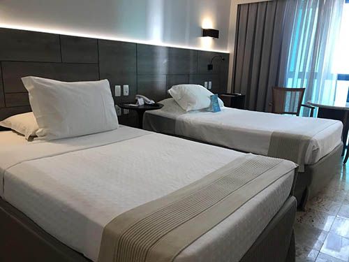 Camas do Hotel Atlante Plaza