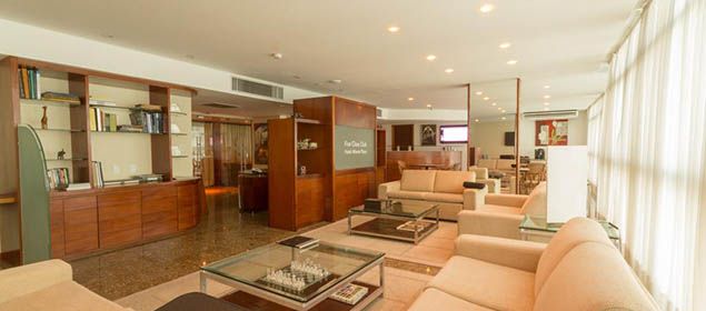 Recepção do Hotel Atlante Plaza