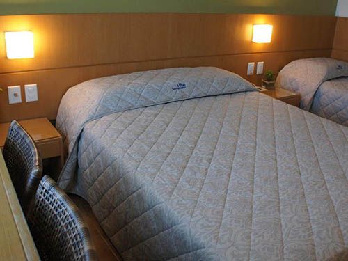 Cama do Hotel Barramares