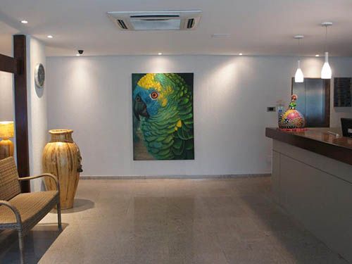 Recepção do Hotel Barramares