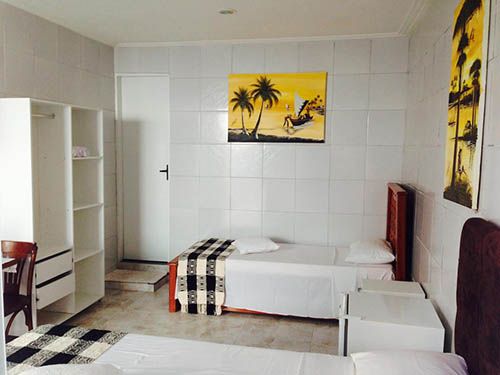 Interior do quarto no Praia Boa Viagem