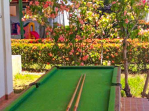 Jardim e lazer na estalagem águas do chico