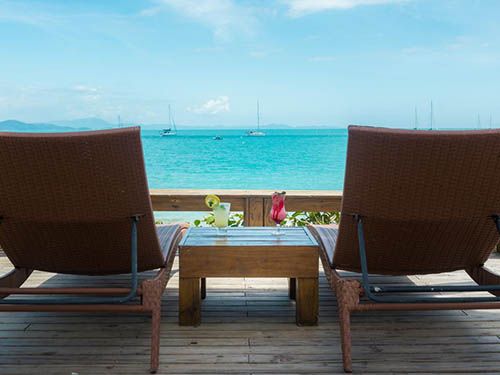 Vista para o mar na Pousada dos Sonhos