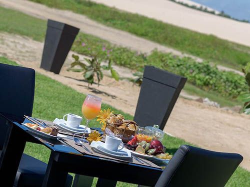 Café da manhã do Essenza Hotel