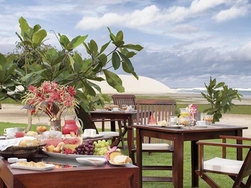 Café da manhã do Blue Residence Hotel