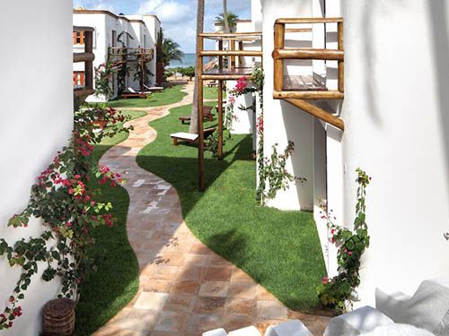 entrada do Blue Residence Hotel