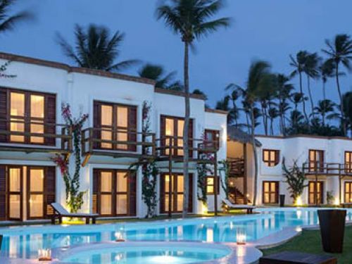 Fachada do Blue Residence Hotel