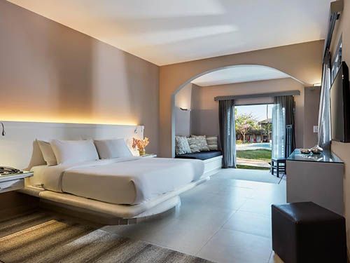 quarto do My Blue Hotel