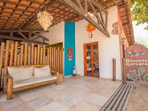 entrada da Pousada Carcará