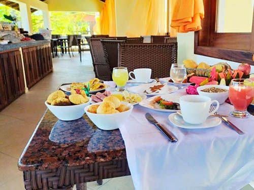 café do Hotel Villa Beija Flor