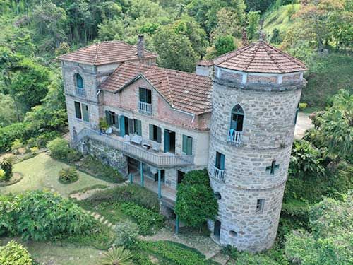 Vista aerea do Castelo dos Riachos