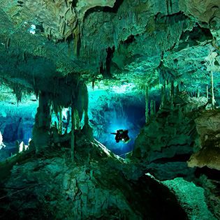 Mergulho em cavernas em Tulun - Cancun
