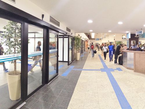 Corredor da rodoviária Novo Rio