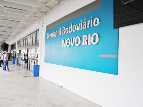 Placa Rodoviária Novo Rio
