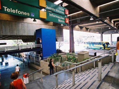Terminal Jabaquara escadas