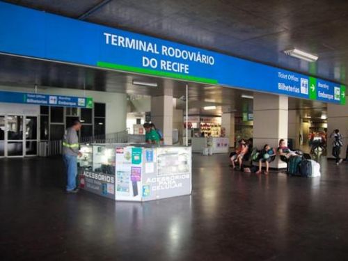 Interior da rodoviária de Recife