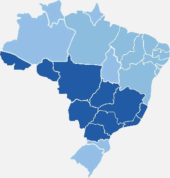 Mapa da viação Nacional Expresso
