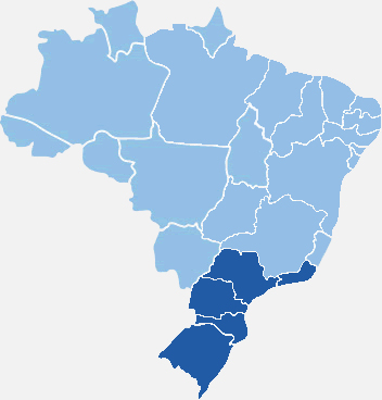 Mapa da viação Pluma