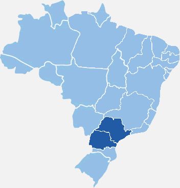Mapa da viação Ouro Branco