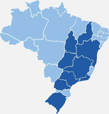 Mapa da viação Costa Verde