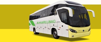 Ônibus com a logo da viação Amarelinho