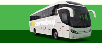 Ônibus com a logo da viação Cambuí