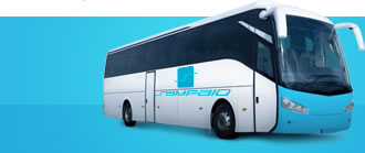 Ônibus com a logo da viação Sampaio