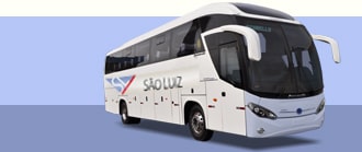 Ônibus com a logo da viação São Luiz