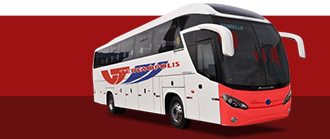 Ônibus com a logo da viação Teresópolis