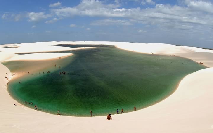 Lagoa da Gaivota em Lençóis Maranhenses Lagoa da Gaivota em Lençóis Maranhenses
