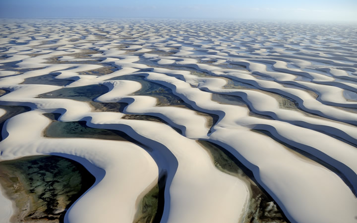 Dunas em Lençóis Maranhenses Dunas de Areias em Lençóis Maranhenses