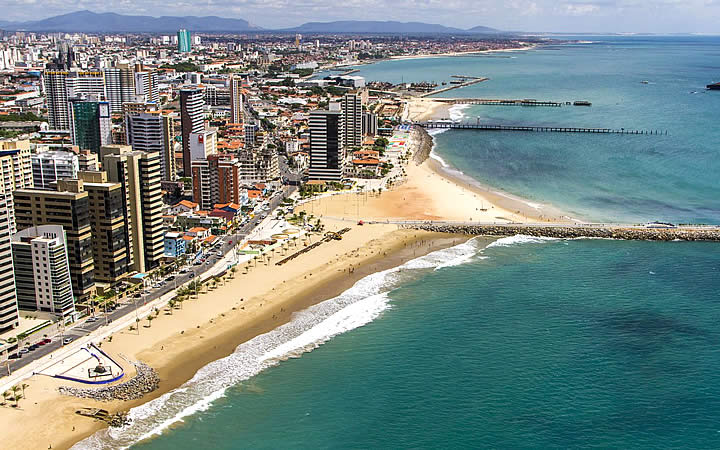 Praia em Fortaleza