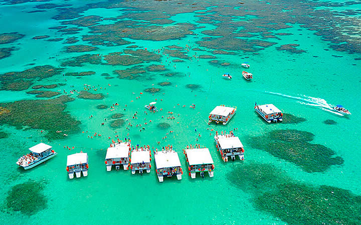 Praia de Pajuçara - Maceió Galés e Piscinas Naturais de Maragogi