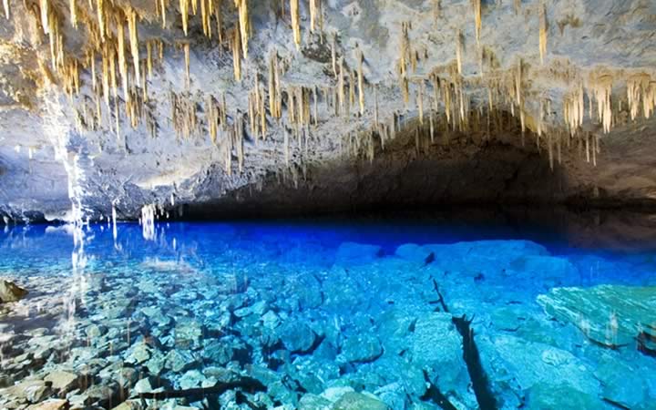 Gruta do Lago azul em Bonito - MS Gruta do Lago azul em Bonito - MS