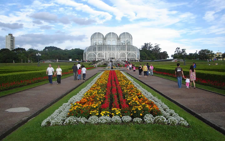 Jardim botânico em Curitiba no Paraná Jardim botânico em Curitiba no Paraná