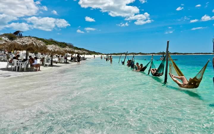 Lagoa do paraíso em Jericoacoara