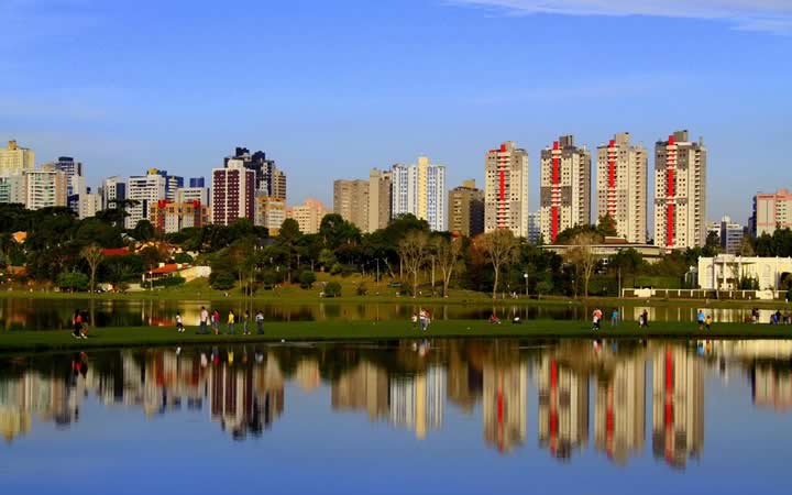 Parque barigui em Curitiba no Paraná Parque barigui em Curitiba no Paraná