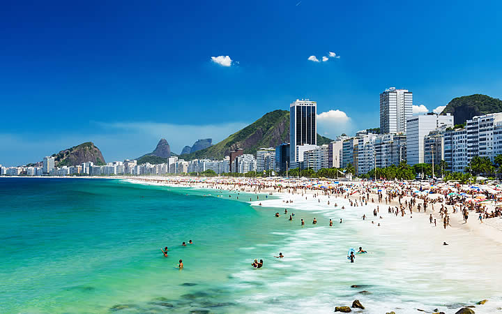 Praia de Copacabana - Rio de Janeiro Praia de Copacabana