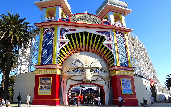 Luna Park - Melbourne Fonte: Bubs on the Move
