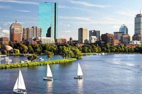 Sailboats in Boston