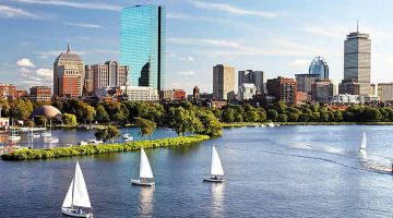 Sailboats in Boston